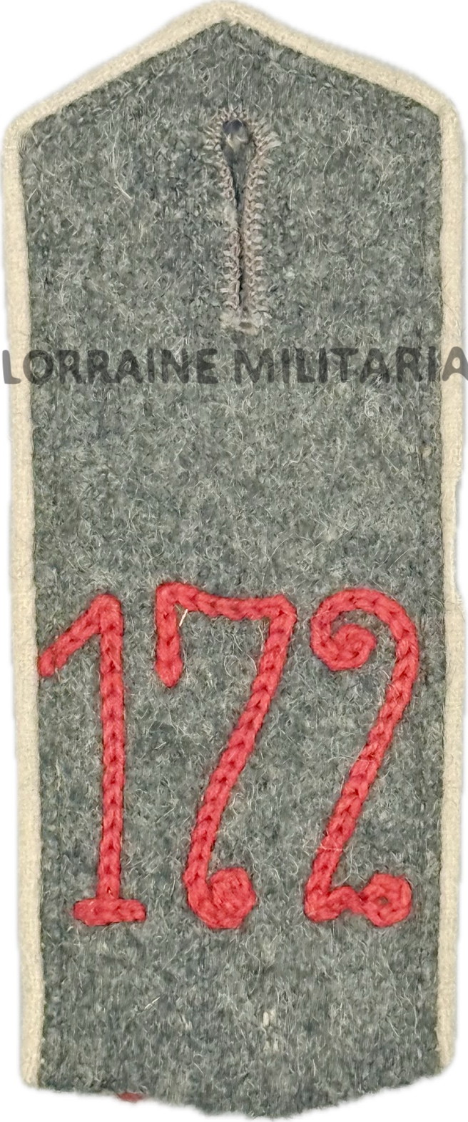 militaria : PATTE D'EPAULE MLE 1915 DE BLUSE DU 172 IÈME REGIMENT D'INFANTERIE
