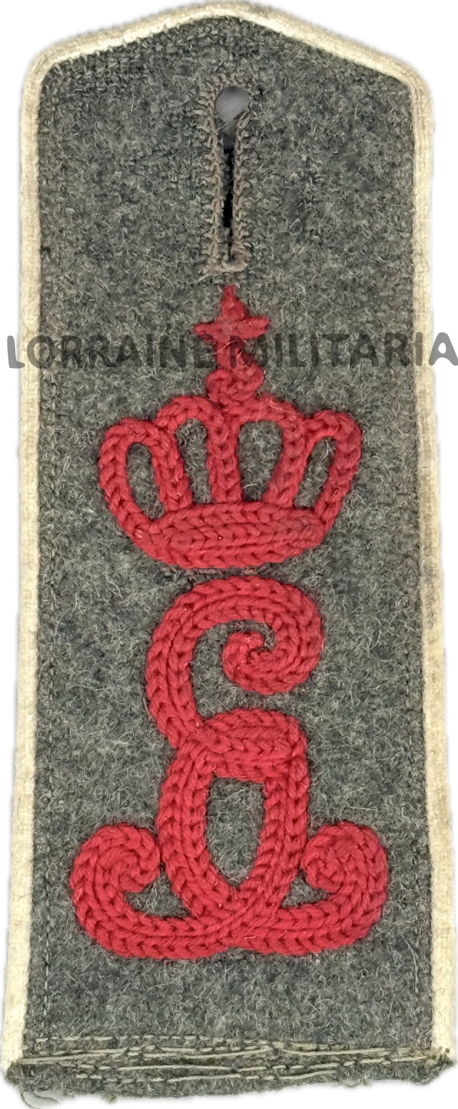 militaria : PATTE D'EPAULE MLE 1915 DE BLUSE MONOGRAMME DU 95 IEME REGIMENT D'INFANTERIE