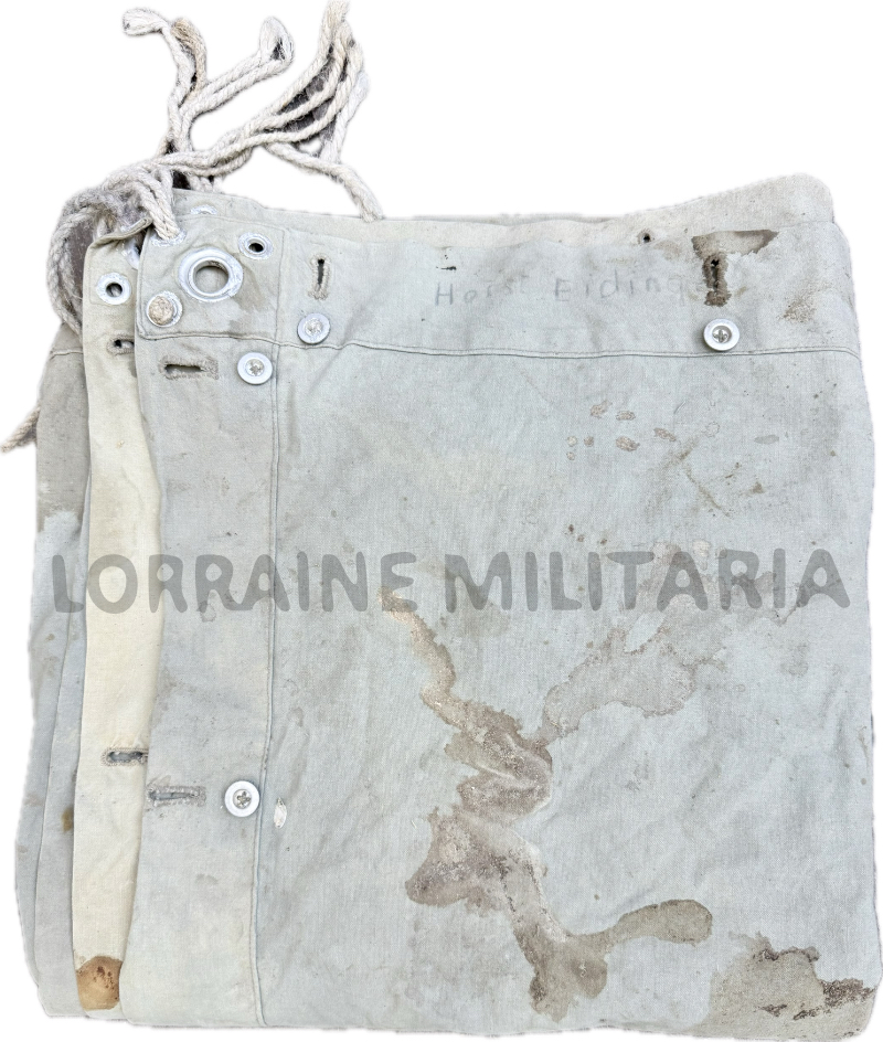 militaria : TOILE DE TENTE GRISE ALLEMANDE NOMINATIVE GRENIER