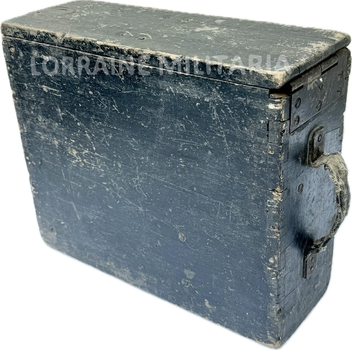 militaria : CAISSE DE TRANSPORT ALLEMANDE DE GURTFULLER 1916 POUR MITRAILLEUSES MG