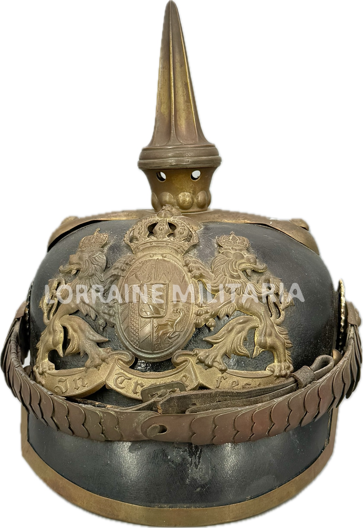 militaria : CASQUE A POINTE Mle 1895 BAVAROIS ARTILLERIE CHEVAULEGER GRENIER