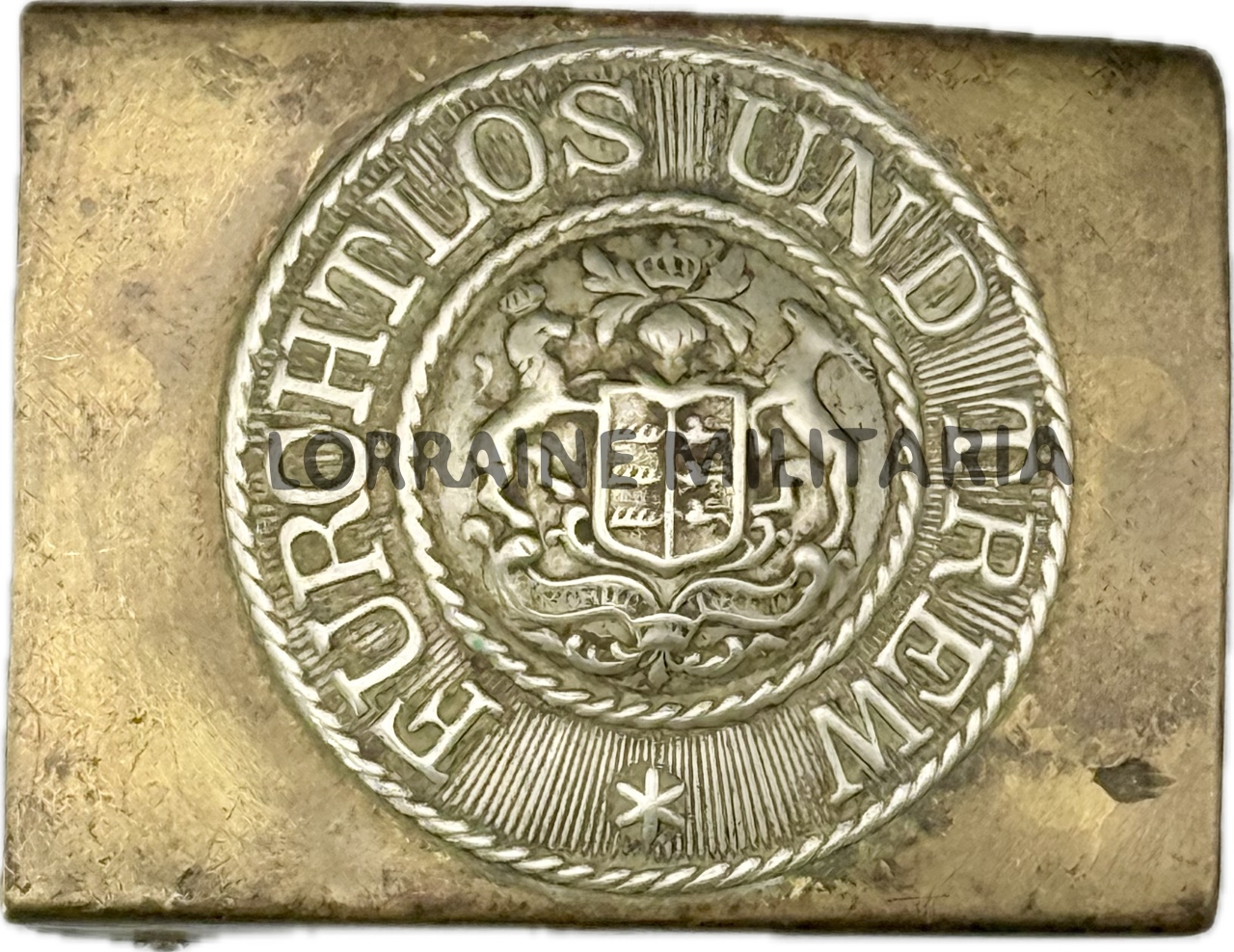 militaria : BOUCLE DE CEINTURON TROUPE ALLEMANDE Mle 1895 WURTEMBERG