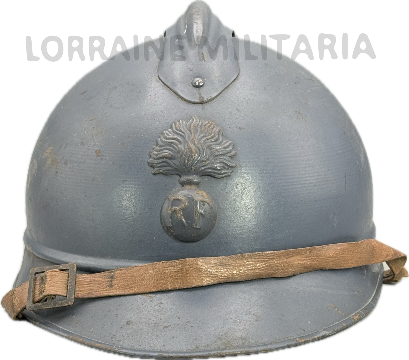 militaria : CASQUE ADRIAN INFANTERIE BLEU HORIZON DEBUT 1915