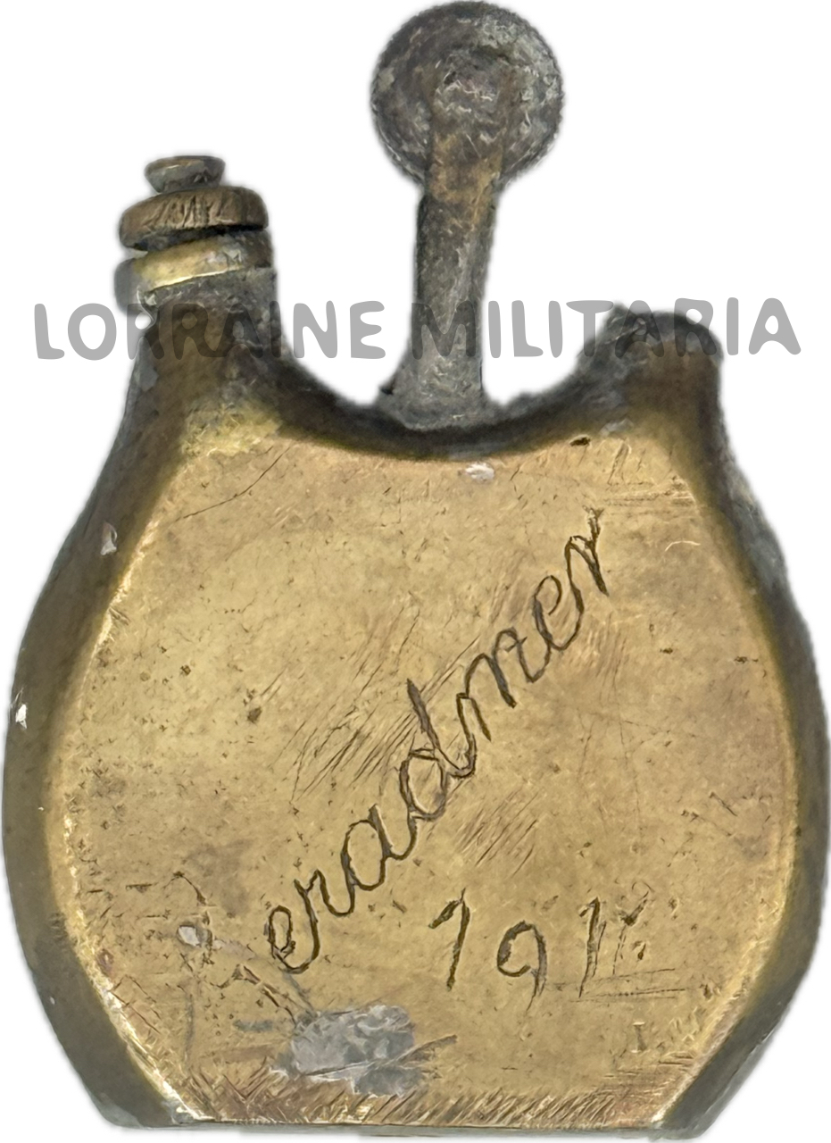 militaria : BRIQUET ARTISANAT TRANCHEE FRANCAIS GOURDE BIDON REGLEMENTAIRE GERARDMER 1917
